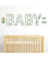 Фото #3 товара Boho Botanical Baby Peel & Stick Greenery Party Standard Banner Wall Decals Baby