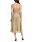 Фото #2 товара Weworewhat Scrunchie Linen-Blend Midi Dress Women's
