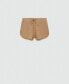 Women's Linen Straight Shorts