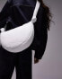 Фото #4 товара Topshop Caan crossbody bag with knot detail in off white