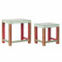 Side table DKD Home Decor 8424001853243 Natural Multicolour Acrylic Mango wood 45 x 30 x 45 cm