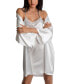 Фото #6 товара Пижама Linea Donatella Satin Wrap Bridal Robe Chemise Nightgown