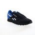 Фото #4 товара Reebok Classic Leather Mens Black Suede Lace Up Lifestyle Sneakers Shoes
