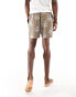 Фото #4 товара ASOS DESIGN swim shorts in mid length in brown