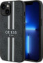 Фото #1 товара Guess Guess GUHMP15SP4RPSK iPhone 15 / 14 / 13 6.1" czarny/black hardcase 4G Printed Stripes MagSafe