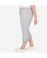 Фото #6 товара Plus Size Charleston Twill Capri Pants with Lace Inset Bottom