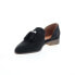 Фото #4 товара Diba True Neat Freak 11225 Womens Black Leather Slip On Loafer Flats Shoes 7