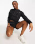 VA21 cropped hoodie in black