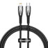 Фото #1 товара Kabel przewód do szybkiego ładowania iPhone USB-C - Lightning 480Mb/s PD 20W 1m czarny