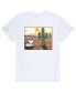 Фото #1 товара Men's Peanuts Desert Scene T-Shirt