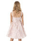 ფოტო #3 პროდუქტის Big Girls Sleeveless Burnout Organza Dress