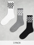 Vans classic crew socks Черно-белый, EU 38.5-42 - фото #1