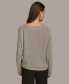 Donna Karan Women's Ribbed Raglan-Sleeve Sweater Серый, XS - фото #2