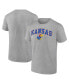 Фото #1 товара Men's Steel Kansas Jayhawks Campus T-shirt
