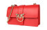 Фото #2 товара Сумка PINKO Swallow Leather Shoulder Bag Red