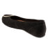 Softwalk Sonoma Halo S2257-004 Womens Black Narrow Nubuck Ballet Flats Shoes