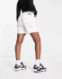 Napapijri Dru woven cotton shorts with belt in white