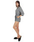 ფოტო #1 პროდუქტის Women's Split Two Tone Modal Fitted Shorts Style Romper