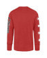 ფოტო #3 პროდუქტის Men's Red Chicago Bulls 2023/24 City Edition Triplet Franklin Long Sleeve T-shirt