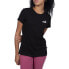 Puma Essential Small Logo Crew Neck Short Sleeve T-Shirt Womens Black Casual Top