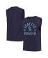 Фото #1 товара Men's Threads Deep Sea Blue Seattle Kraken Softhand Muscle Tank Top