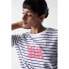 Фото #5 товара SALSA JEANS Flocked-Logo Detail short sleeve T-shirt