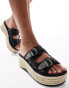 River Island western style espadrille in black