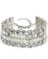 Mixed Cut Crystal Multi-Row Choker Necklace, 11" + 5" extender, Created for Macy's