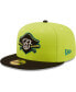 ფოტო #2 პროდუქტის Men's Green, Black Bradenton Barbanegras Copa De La Diversion 59FIFTY Fitted Hat