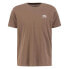 ALPHA INDUSTRIES Basic Small Logo short sleeve T-shirt Brown / 183, XL - фото #2