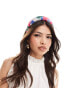 Vero Moda headband in bright watercolour print