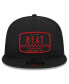 ფოტო #2 პროდუქტის Men's Black Miami Heat 2024 NBA All-Star Game Rally Drive Finish Line Patch 9FIFTY Snapback Hat