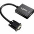 Фото #4 товара Адаптер VGA—HDMI с аудио approx! APPC25 3,5 mm Micro USB 20 cm 720p/1080i/1080p Чёрный