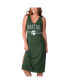 Фото #2 товара Платье женское для тренировок G-III 4Her от Carl Banks в зеленом цвете Michigan State Spartans V-образным вырезом