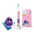 Фото #2 товара Электрическая зубная щетка Philips Sonicare For Kids Розовая - 62000 движений в минуту - с встроенным Bluetooth® - LED - Эргономичная