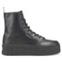 Фото #1 товара Puma Lipa X Mayze Platform Lace Up Womens Black Casual Boots 38861101