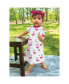 ფოტო #3 პროდუქტის Baby Girls Cotton Short-Sleeve Dresses 2pk, Bright Flamingo