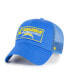 ფოტო #3 პროდუქტის Big Boys Powder Blue Los Angeles Chargers Levee MVP Trucker Adjustable Hat