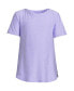 ფოტო #1 პროდუქტის Girls Short Sleeve Active Curved Hem Tee