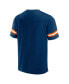 Фото #2 товара Men's Navy Chicago Bears Jersey Tackle V-Neck T-shirt