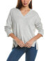 Фото #1 товара Hannah Rose High-Low Cashmere-Blend Sweater Women's Grey O/S