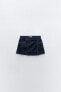 Фото #9 товара Джинсовая юбка шорты с запахом z1975 ZARA