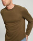 Фото #3 товара Men's Textured Long-Sleeve T-shirt