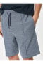 Фото #5 товара Шорты мужские Koton с поясом на шнурках и нервюрами, с карманами