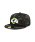 Men's Black Los Angeles Rams Camo 59FIFTY Fitted Hat