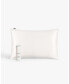 Фото #1 товара White 100% Pure Mulberry Silk Pillowcase, Queen