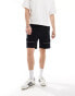 Фото #2 товара ASOS DESIGN slim fit utility shorts with front pocket detail in black