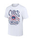 Фото #3 товара Men's Darius Rucker Collection by White Chicago Cubs Distressed Rock T-shirt