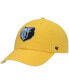 ფოტო #1 პროდუქტის Men's Gold Memphis Grizzlies Team Clean Up Adjustable Hat