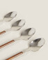 Фото #4 товара Set of dessert spoons with round handle detail